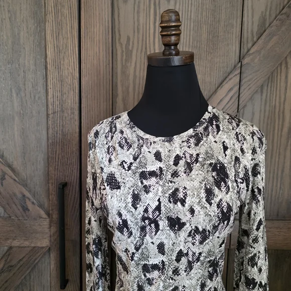 Rag & Bone Snakeskin Print Dress - Picture 2 of 4